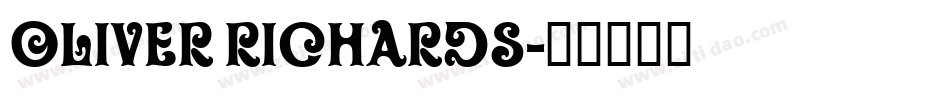 Oliver Richards字体转换